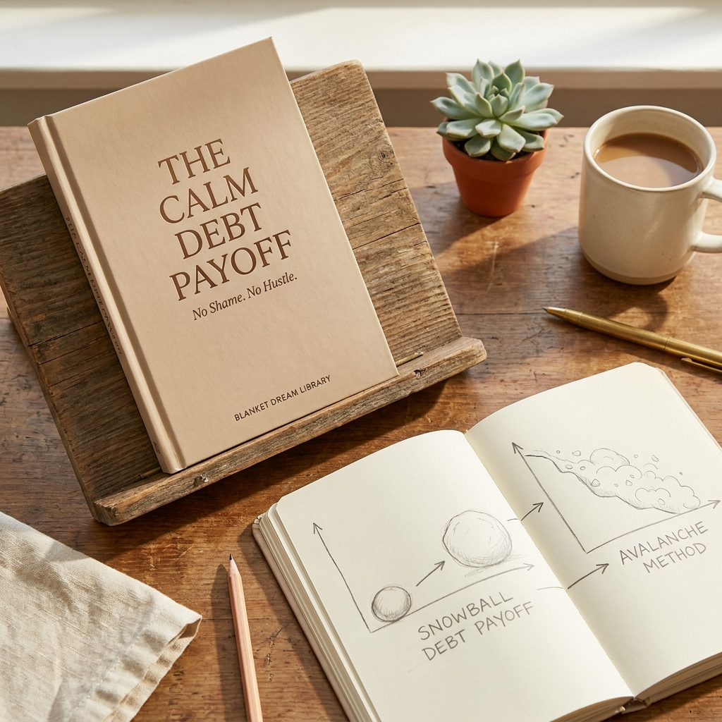 Cover — The Calm Debt Payoff — Blanket Dream Library