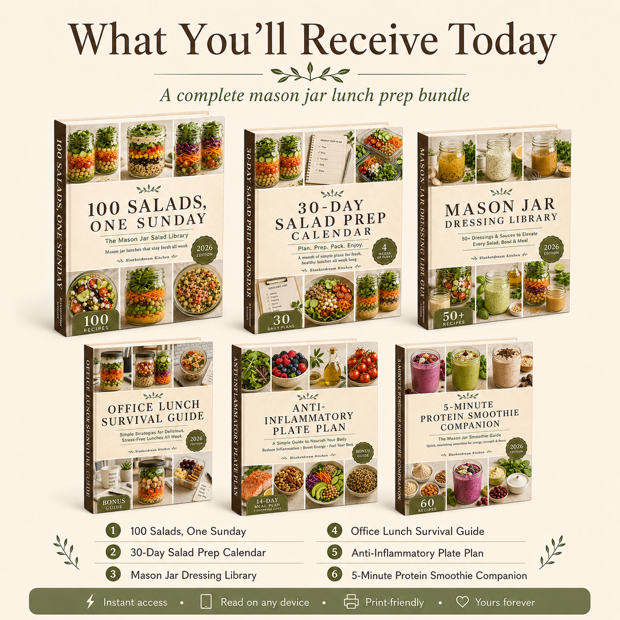 100 Salads, One Sunday: The Mason Jar Salad Library
