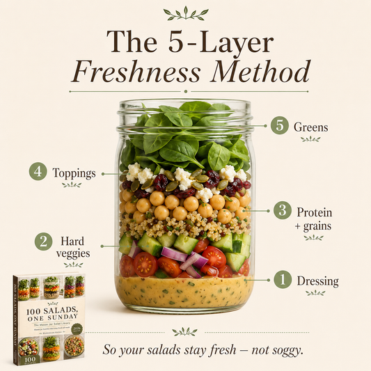 100 Salads, One Sunday: The Mason Jar Salad Library