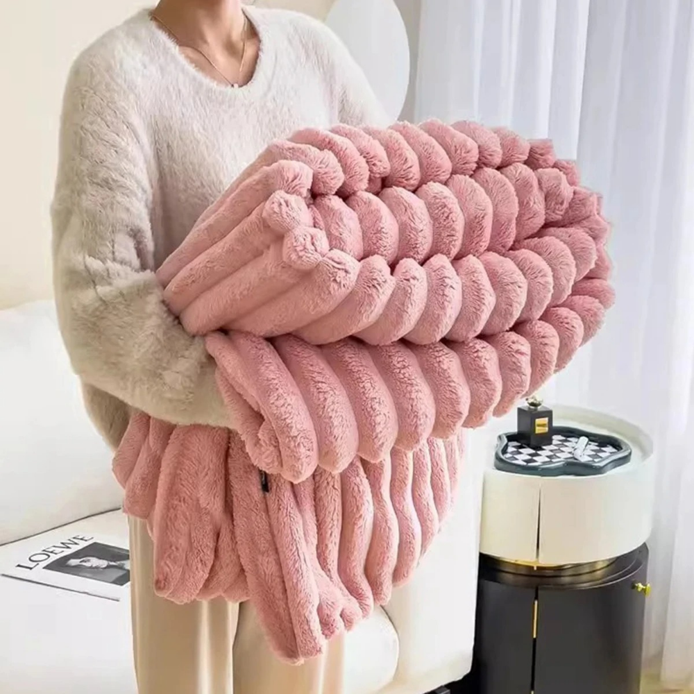 Pink Fluffy Blanket