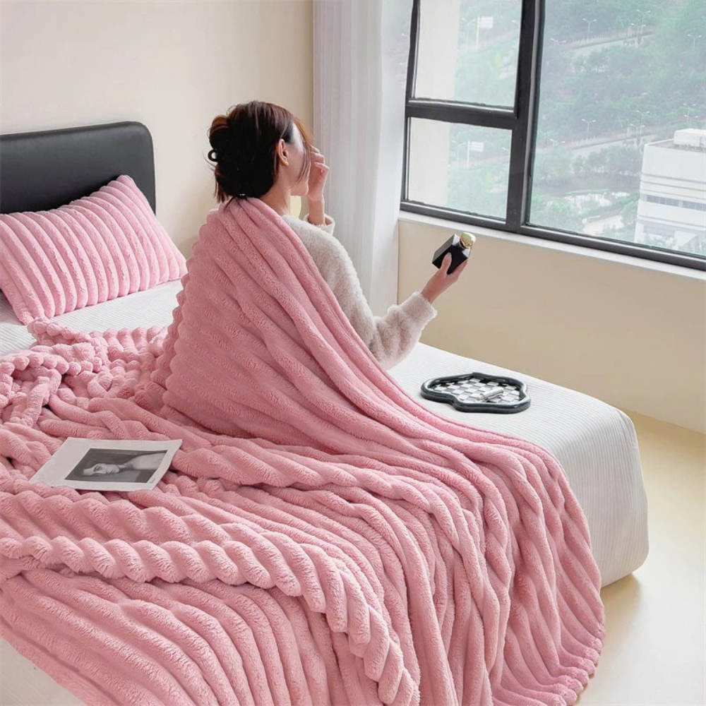 Pink Fluffy Blanket