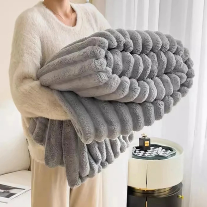 Grey Fluffy Blanket