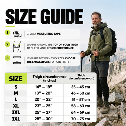 Hikers Leg Compression Sleeves