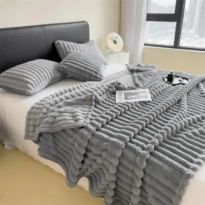 Grey Fluffy Blanket