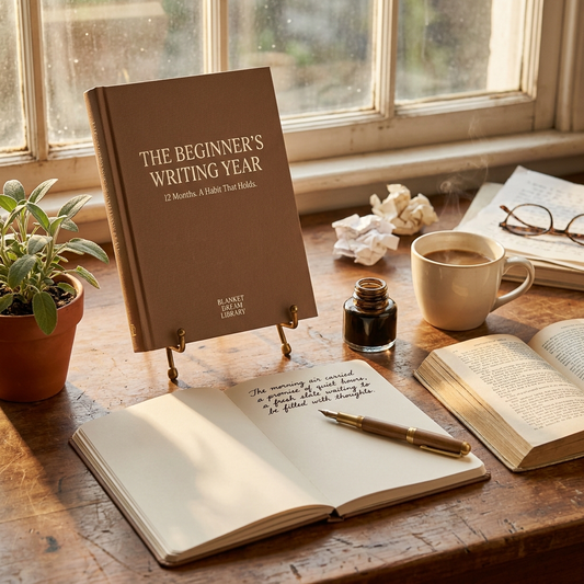 Cover — The Beginner's Writing Year — Blanket Dream Library