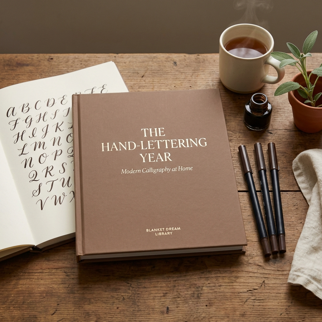 Cover — The Hand-Lettering Year — Blanket Dream Library
