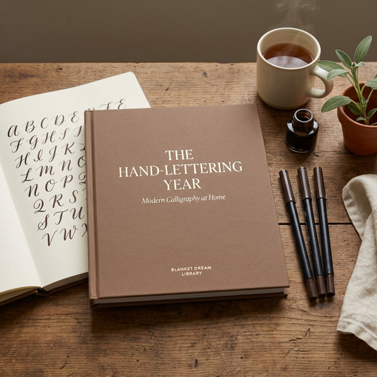 Cover — The Hand-Lettering Year — Blanket Dream Library