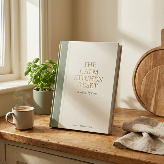 Cover — The Calm Kitchen Reset — Blanket Dream Library
