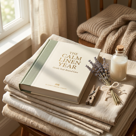 Cover — The Calm Linen Year — Blanket Dream Library
