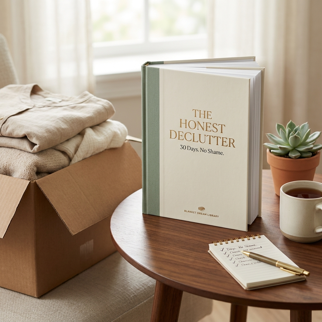 Cover — The Honest Declutter — Blanket Dream Library