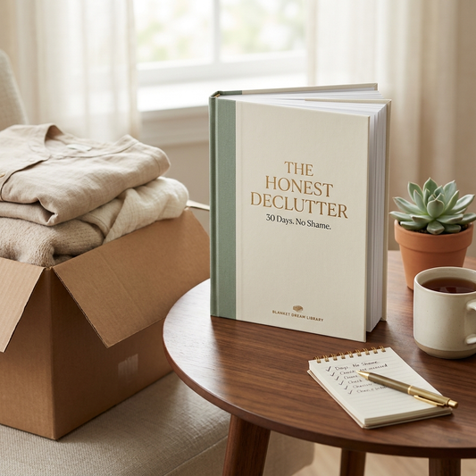Cover — The Honest Declutter — Blanket Dream Library