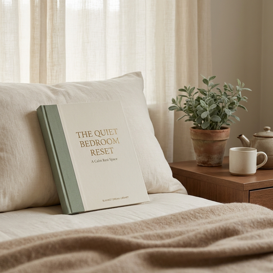 Cover — The Quiet Bedroom Reset — Blanket Dream Library