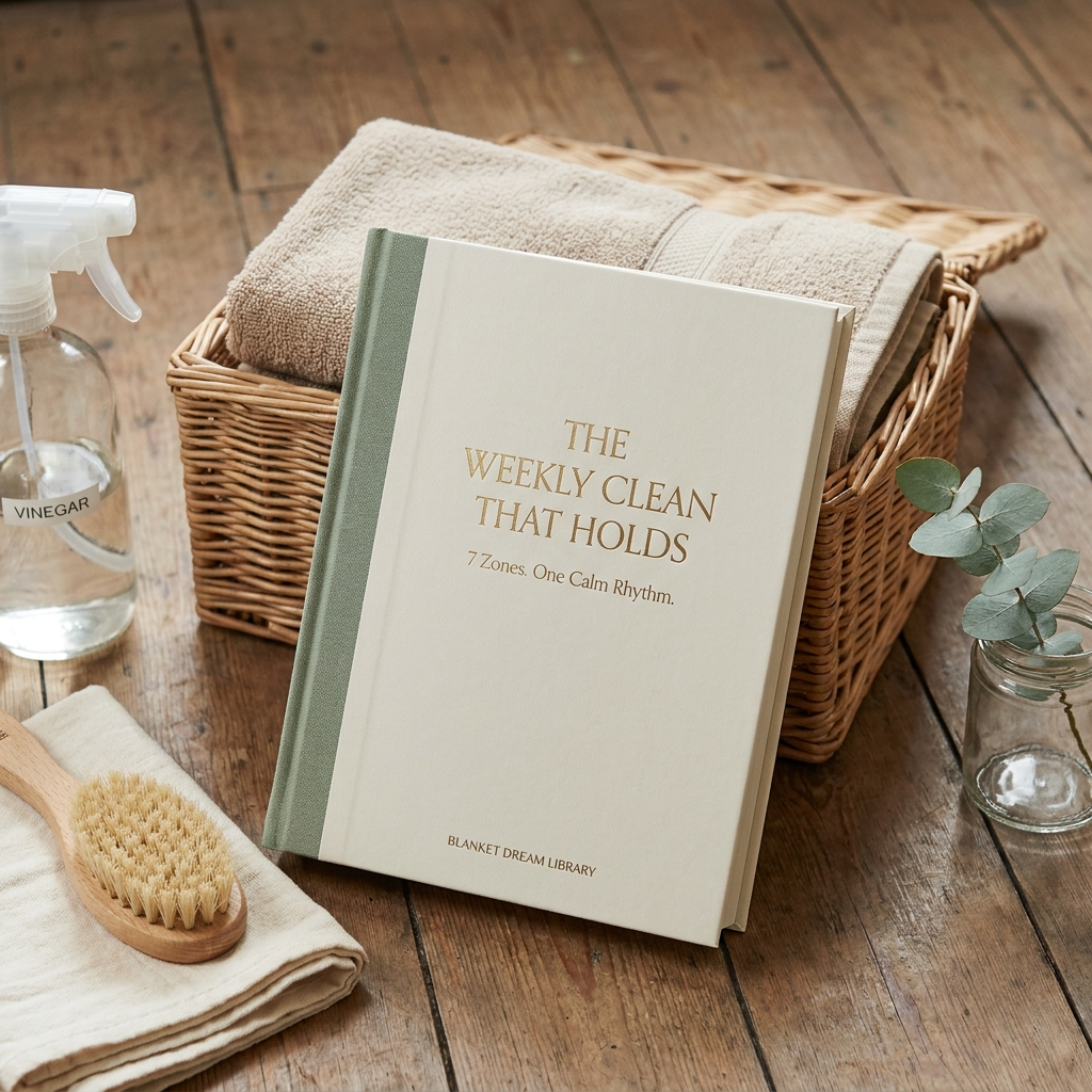 Cover — The Weekly Clean That Holds — Blanket Dream Library