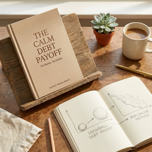 Cover — The Calm Debt Payoff — Blanket Dream Library