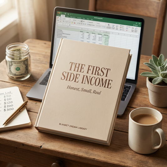 Cover — The First Side Income — Blanket Dream Library