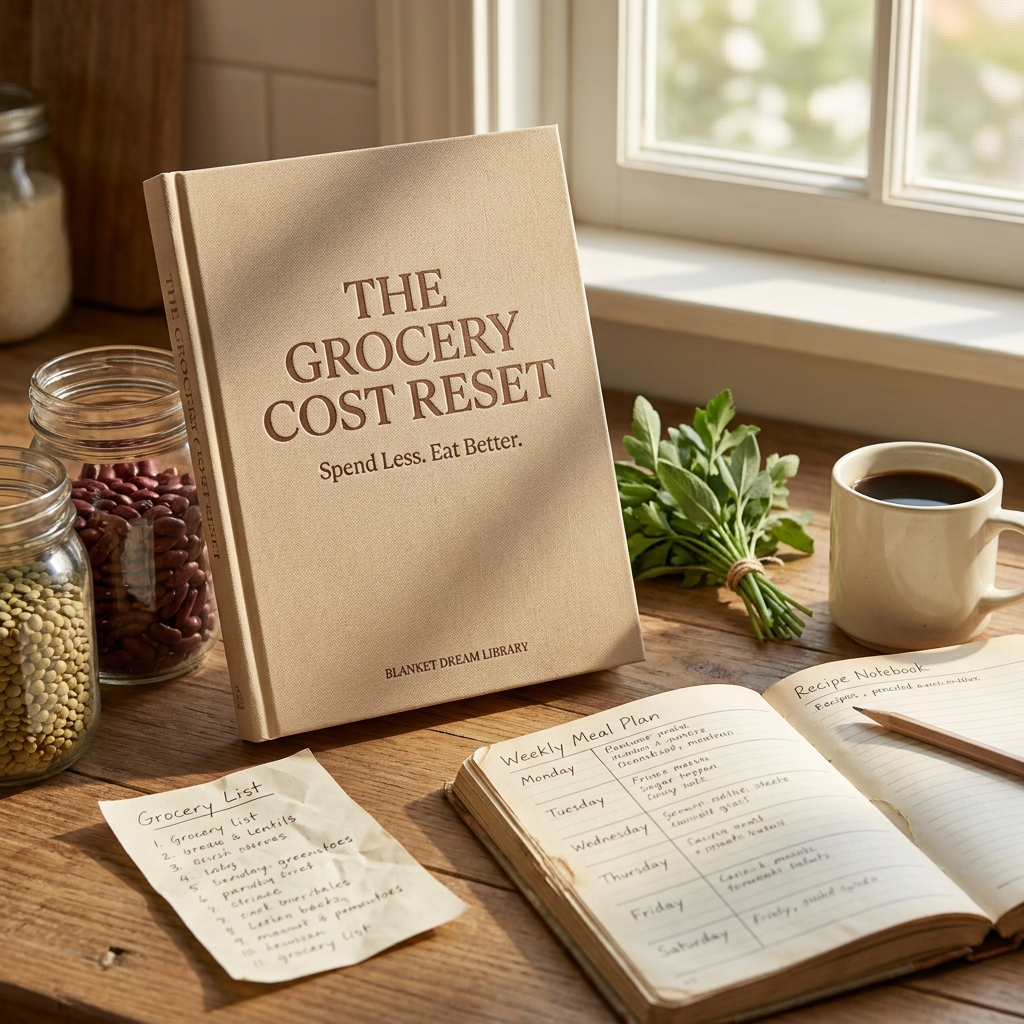 Cover — The Grocery Cost Reset — Blanket Dream Library