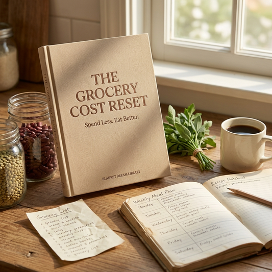 Cover — The Grocery Cost Reset — Blanket Dream Library