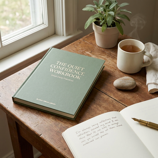Cover — The Quiet Confidence Workbook — Blanket Dream Library