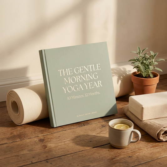 Cover — The Gentle Morning Yoga Year — Blanket Dream Library