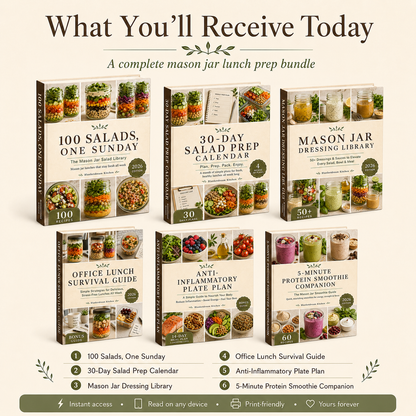 100 Salads, One Sunday: The Mason Jar Salad Library