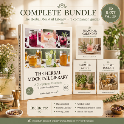 The Herbal Mocktail Library — 90 Botanical Drinks by Season