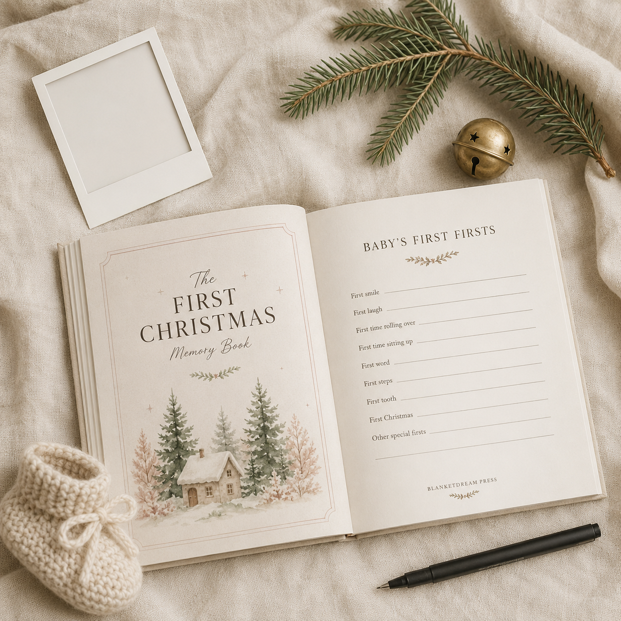 The First Christmas Memory Book
