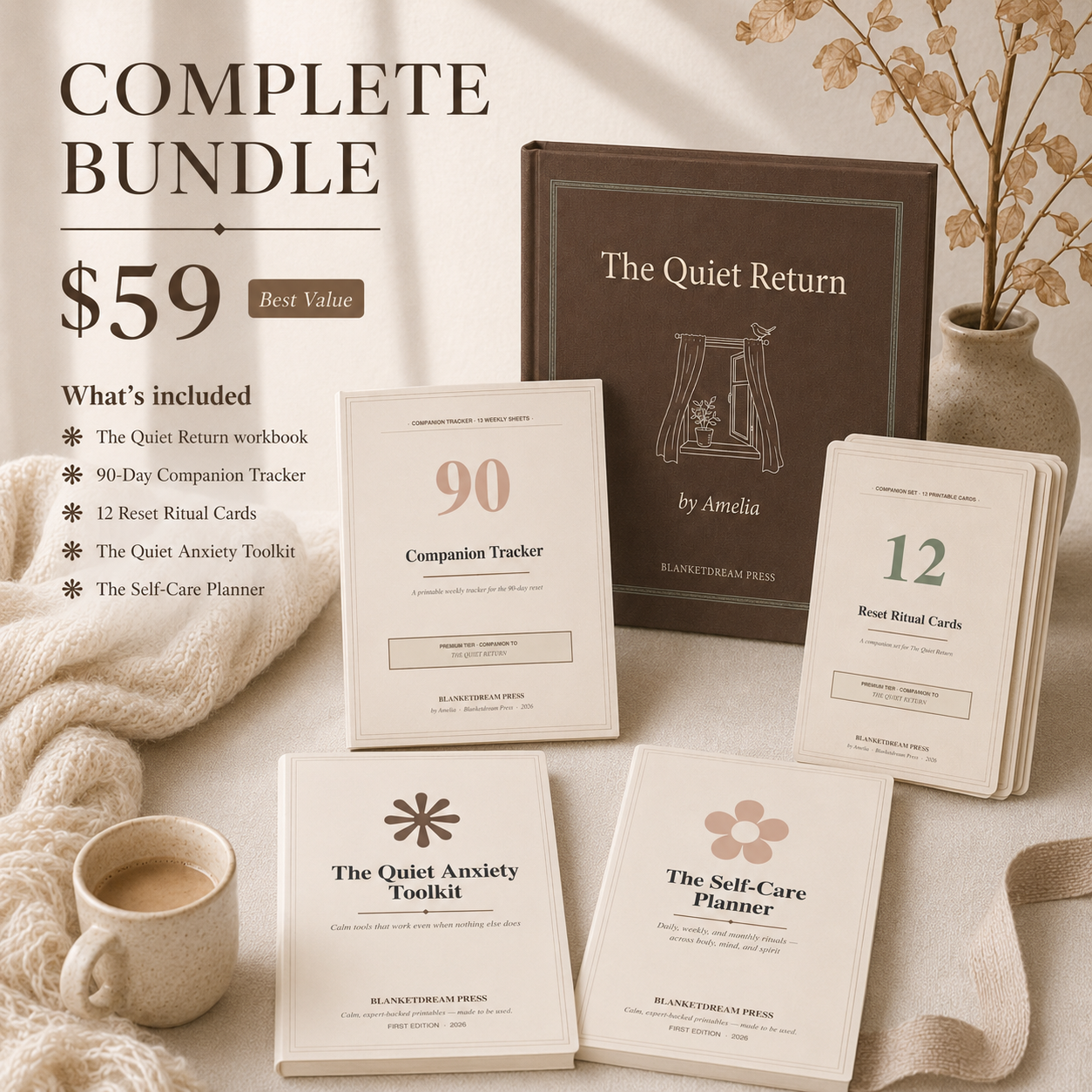 The Quiet Return — A 90-Day Workbook for the Empty Nest Years