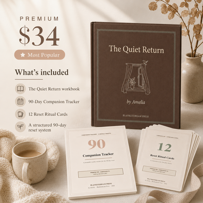 The Quiet Return — A 90-Day Workbook for the Empty Nest Years